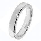 Band Priodas Arian Sterling 4mm