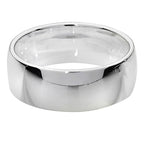 Fodrwy Briodas 7mm Arian Sterling