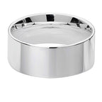 Sterling Silver 8mm Flat Court Wedding Band