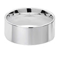 Sterling Silver 8mm Flat Court Wedding Band