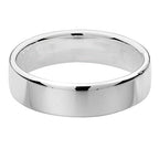 Band Priodas Arian Sterling 5mm Meddal
