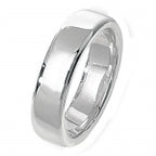 Band Priodas Arian Sterling 5mm Meddal