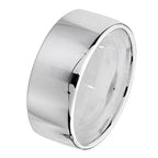 Sterling Silver 8mm Soft Court Wedding Band