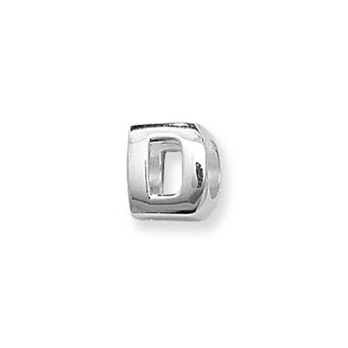 Pendentyn Llythyren Arian Sterling G80401