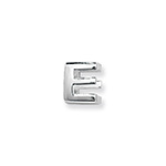 Pendentyn Llythyren Arian Sterling G80401