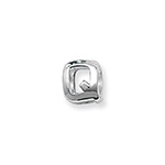 Pendentyn Llythyren Arian Sterling G80401