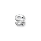 Pendentyn Llythyren Arian Sterling G80401