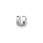 Pendentyn Llythyren Arian Sterling G80401