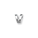 Pendentyn Llythyren Arian Sterling G80401
