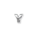 Pendentyn Llythyren Arian Sterling G80401