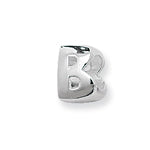 Pendentyn Llythyren Arian Sterling G80401