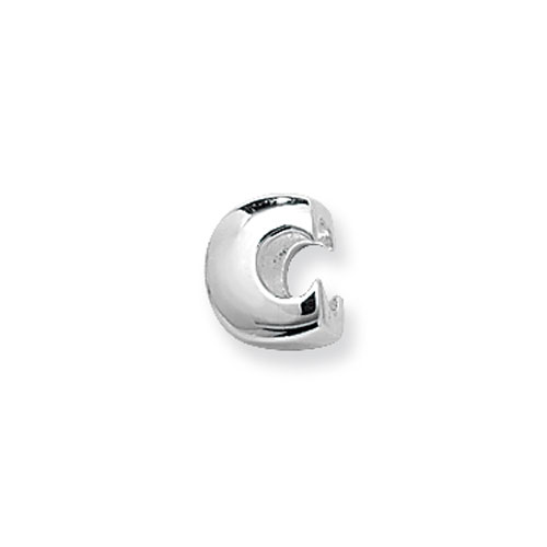Pendentyn Llythyren Arian Sterling G80401