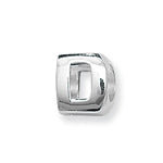 Pendentyn Llythyren Arian Sterling G80401