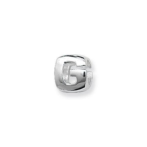 Pendentyn Llythyren Arian Sterling G80401
