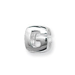Pendentyn Llythyren Arian Sterling G80401