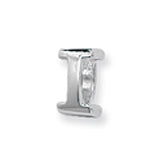 Pendentyn Llythyren Arian Sterling G80401