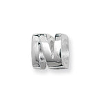 Pendentyn Llythyren Arian Sterling G80401