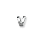 Pendentyn Llythyren Arian Sterling G80401