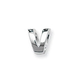 Pendentyn Llythyren Arian Sterling G80401