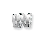 Pendentyn Llythyren Arian Sterling G80401