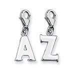 Sterling Silver Initial Pendant