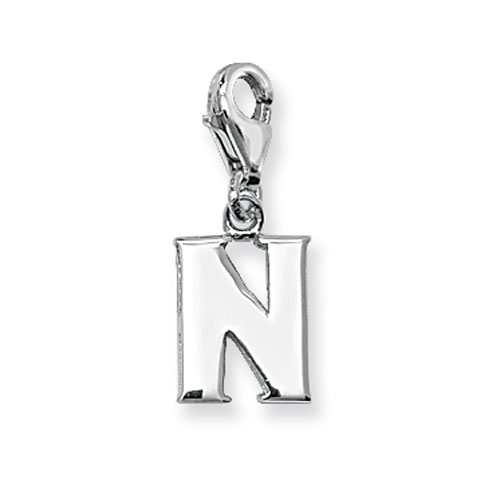 Sterling Silver Initial Pendant