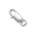Clicied Gael Dur Hwyaid Arian Sterling 6mm