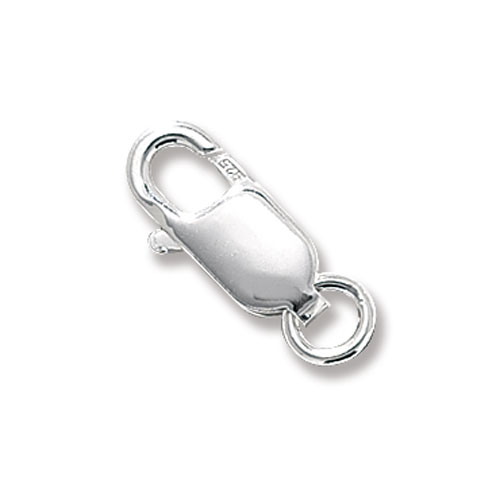 Clicied Gael Dur Hwyaid Arian Sterling 6mm