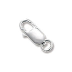 Clicied Gael Dur Hwyaid Arian Sterling 6mm