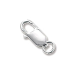Clicied Gael Dur Hwyaid Arian Sterling 6mm