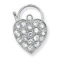 Sterling Silver CZ Pendant