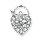Sterling Silver CZ Pendant