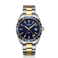 Rotary Gents Two Tone Gold GMT Henley Analogue Bracelet Watch GB05296/05