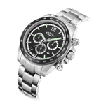 Rotary Mens Henley Chronograph Watch with Black Dial & Silver Bracelet GB05440/04