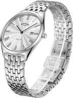Rotary Men's Ultra Slim Stainless Steel Bracelet Watch GB08010/01