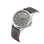 Rotary Mens Pilot Watch with Grey Dial and Grey Canvas Strap GS00473/48