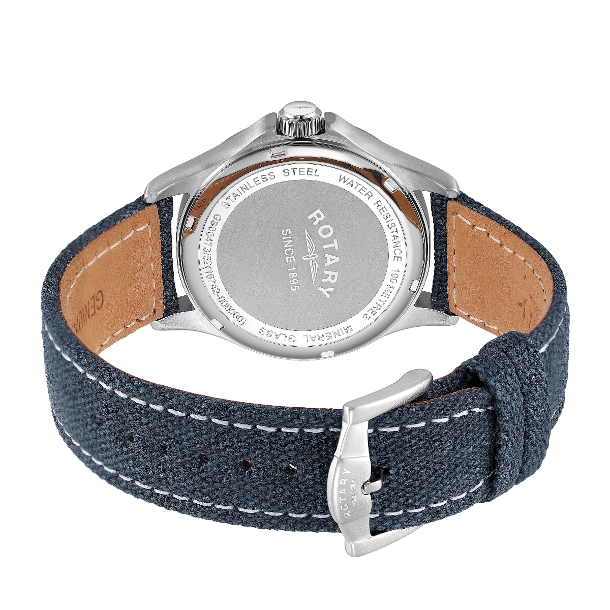 Rotary Mens Pilot Watch with Blue Dial GS00473/52