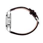 Gwyl Chronograff Dynion Rotary Regent gyda Deial Glas a Strap Lledr Brown GS05450/05