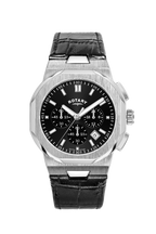Rotary Men's Chronograph Watch with Black Dial GS05450/65