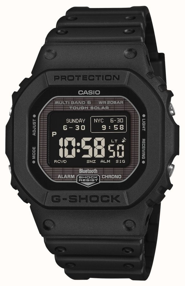 Casio G-Shock Mens Digital Watch with Black Dial and Black Strap GW-BX5600-1A1ER
