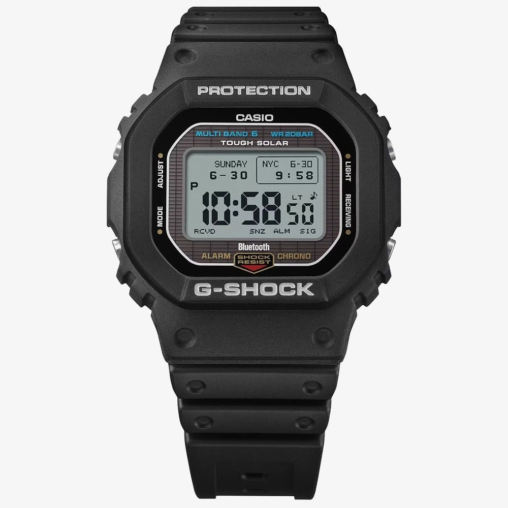 Casio G-Shock Mens Digital Watch with Black Dial and Black Strap GW-BX5600-1ER