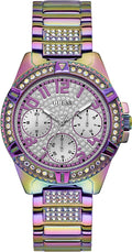 GUESS Ladies Watch with Stone Set Dial and Stainless Steel Strap GW0044L1