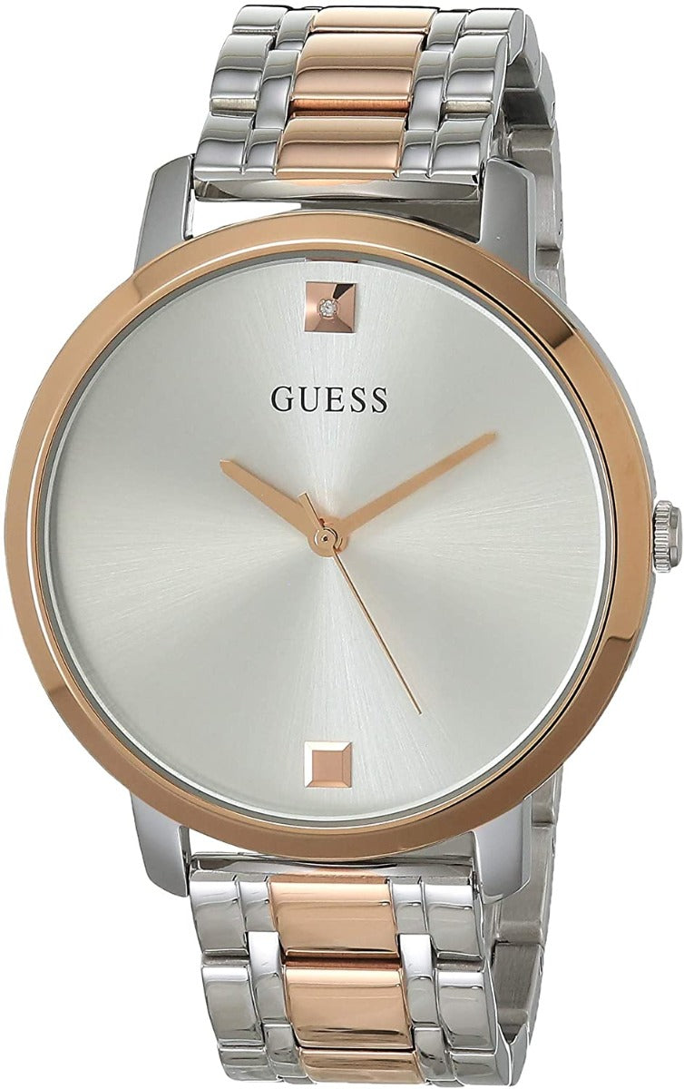 GUESS Nova Ladies Diamond Dial Watch with Two Tone Bracelet GW0073L2