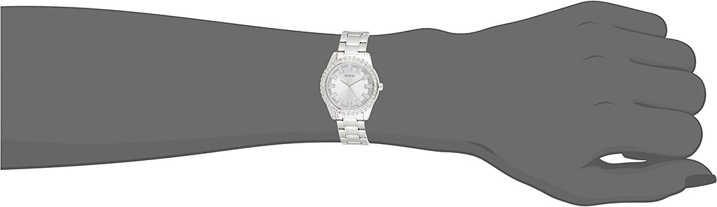 Guess Ladies Watch with Silver Dial and Stainless Steel Strap GW0111L1