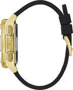 Guess Zip Mens Digital Watch with Black Silicone Strap GW0272G2