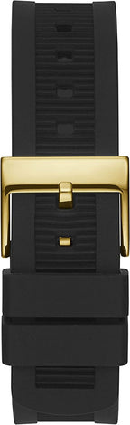 Guess Zip Mens Digital Watch with Black Silicone Strap GW0272G2
