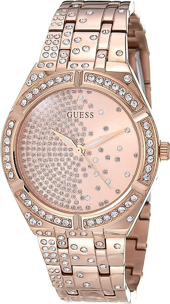 GUESS Ladies Watch with Rose Gold Dial and Rose Gold Bracelet GW0312L3