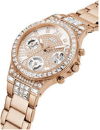 GUESS Ladies Watch with Glitz Dial and Rose Gold Bracelet GW0320L3