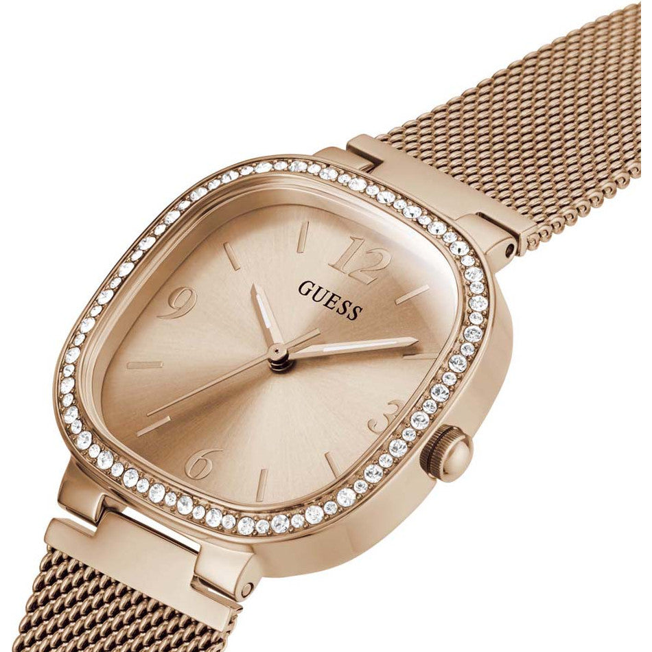 Guess Ladies Watch with Rose Gold Dial and Bracelet GW0354L3