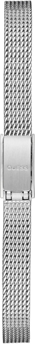 Gwifren Merched Guess gyda Deial Arian a Strap Milanese Arian GW0400L1